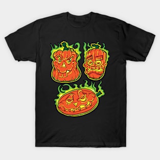 Halloween Jack-O-Lantern Pumpkins T-Shirt